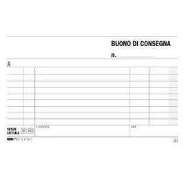 BLOCCO CONSEGNE 2 COPIE 12X17,5cm RICACALCANTE - E5197C