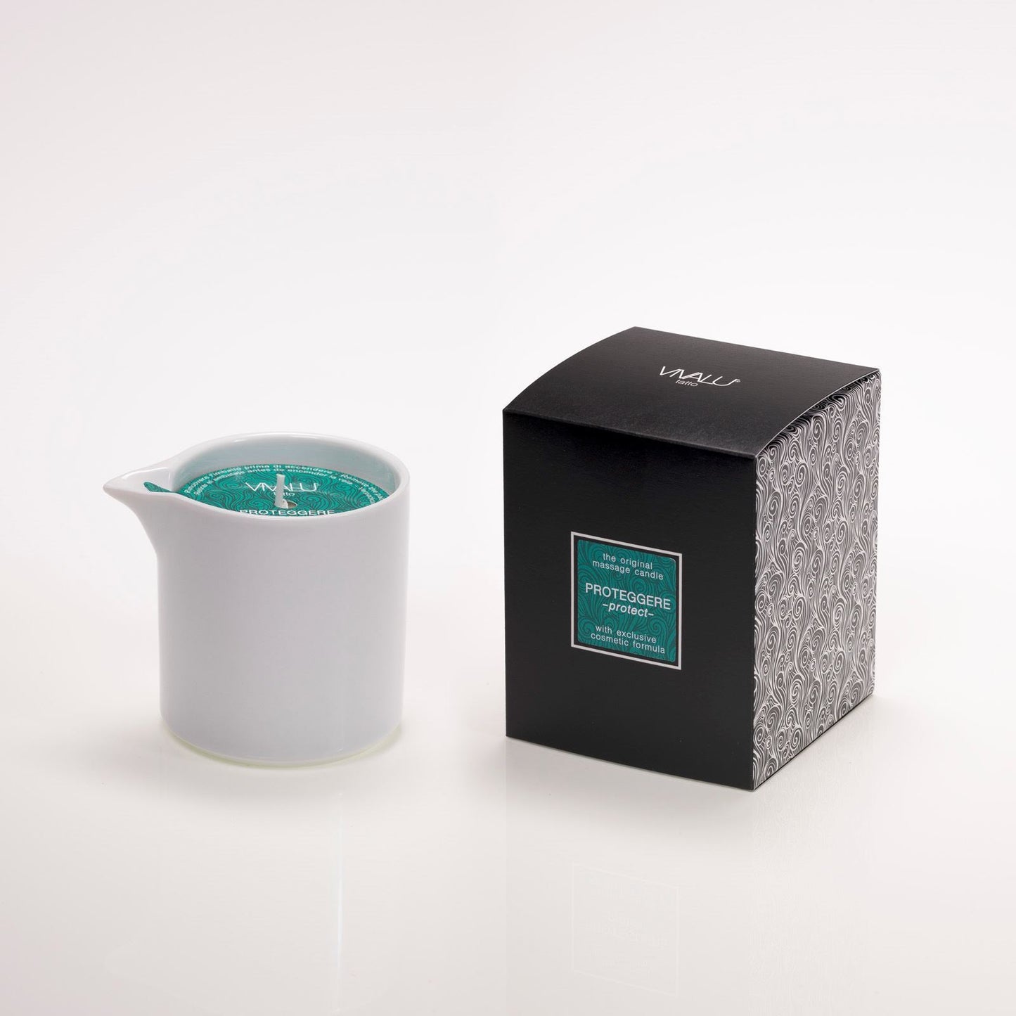 Vivalu Tatto Bricco Candela da Massaggio Proteggere 150 ml