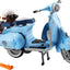 Dettaglio costruzione mattoncini LEGO del modello Vespa 125 Icons set 10298