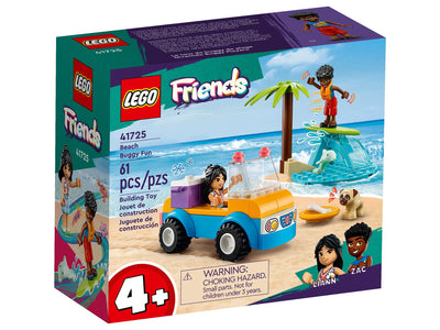 LEGO Friends 41725 Beach Buggy con personaggi Liann e Zac, 61 pezzi