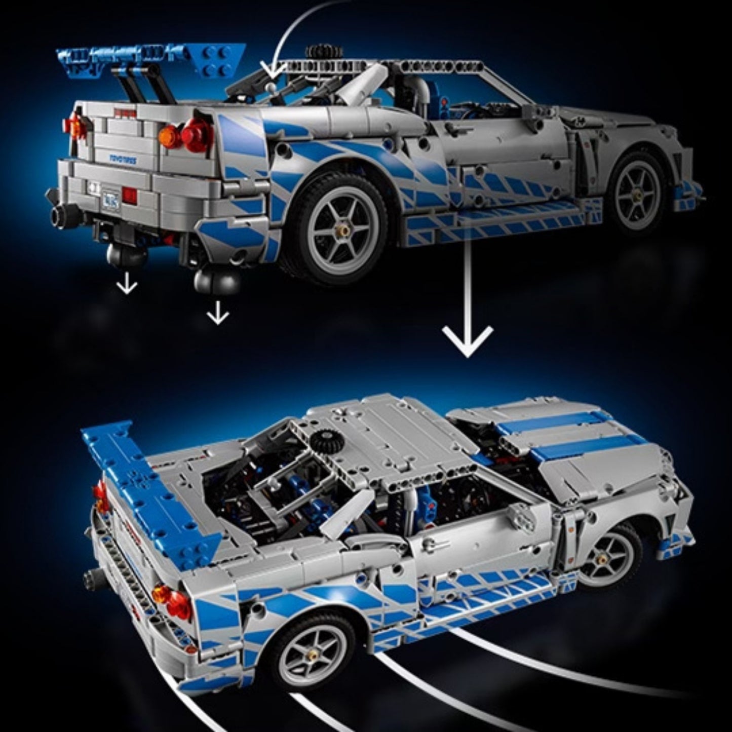 42210 LEGO TECHNIC 2 FAST 2 FURIOUS NISSAN SKYLINE GT-R R34