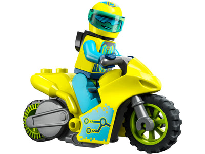 Dettaglio meccanismo carica e vai moto LEGO City Cyber Stunt Bike 60358