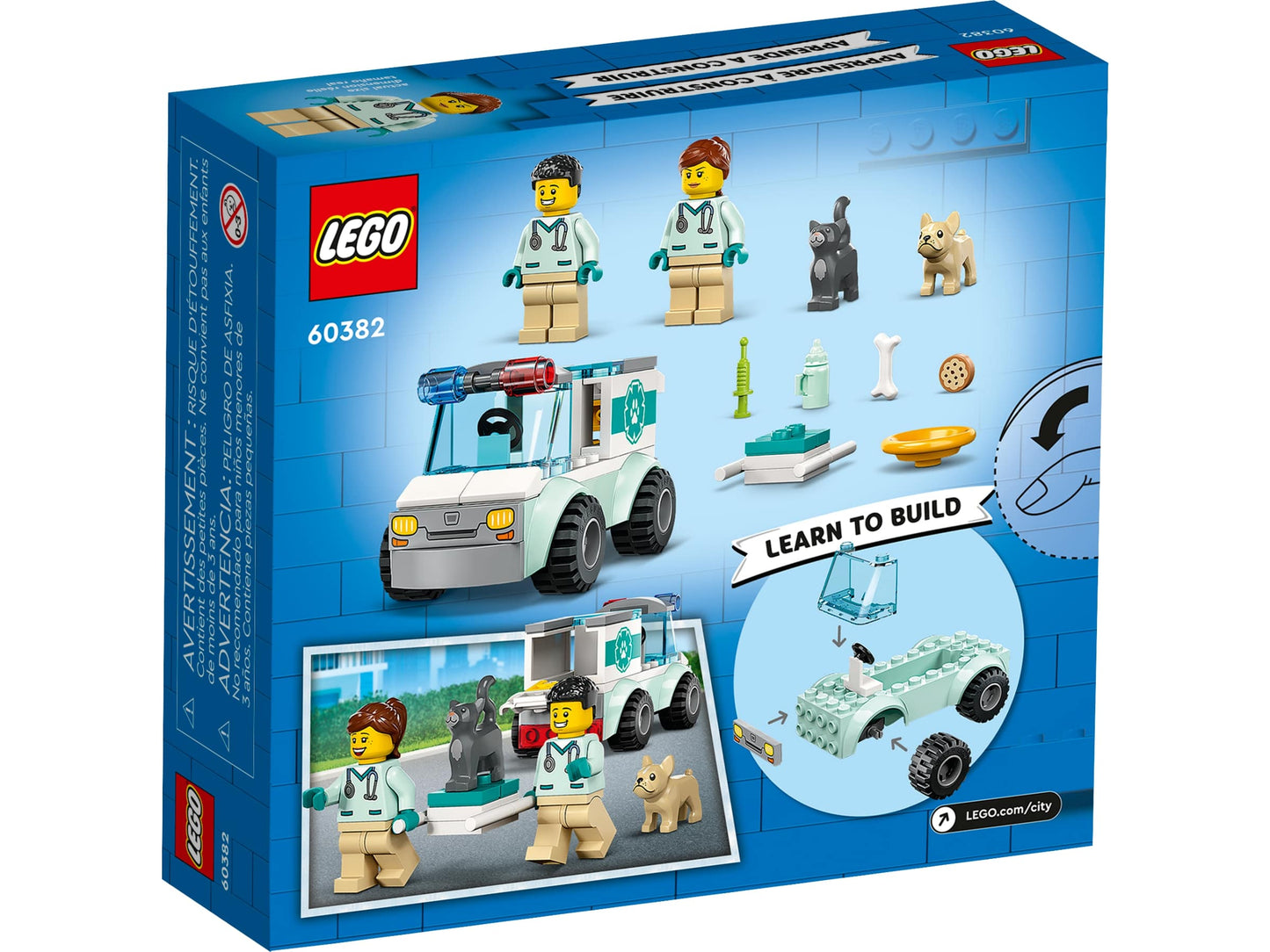 60382 LEGO CITY FURGONCINO DI SOCCORSO DEL VETERINARIO