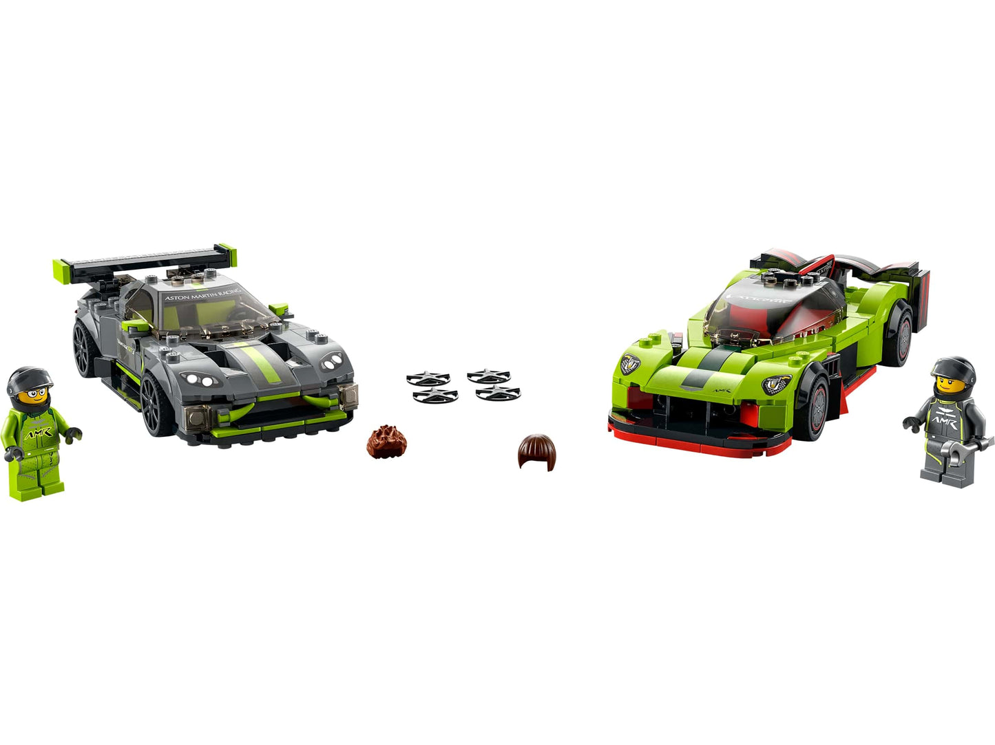 Dettaglio cockpit e carrozzeria LEGO Speed Champions 76910 Aston Martin Valkyrie AMR Pro