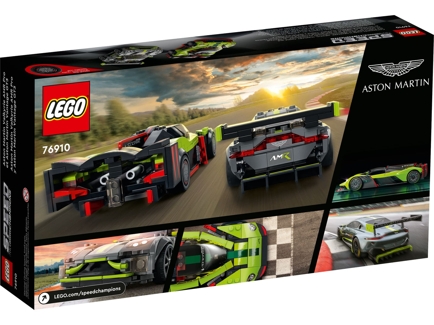 76910 LEGO SPEED CHAMPIONS ASTON MARTIN VALKYRIE AMR PRO E ASTON MARTIN VANTAGE GT3