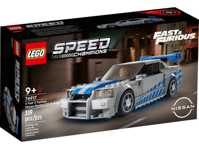 LEGO Speed Champions 76917 Nissan Skyline GT-R R34, 319 pezzi ispirato al film 2 Fast 2 Furious