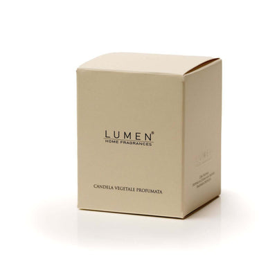 Dettaglio frase incisa candela Lumen I Love You Mom 80 ml bicchiere vetro