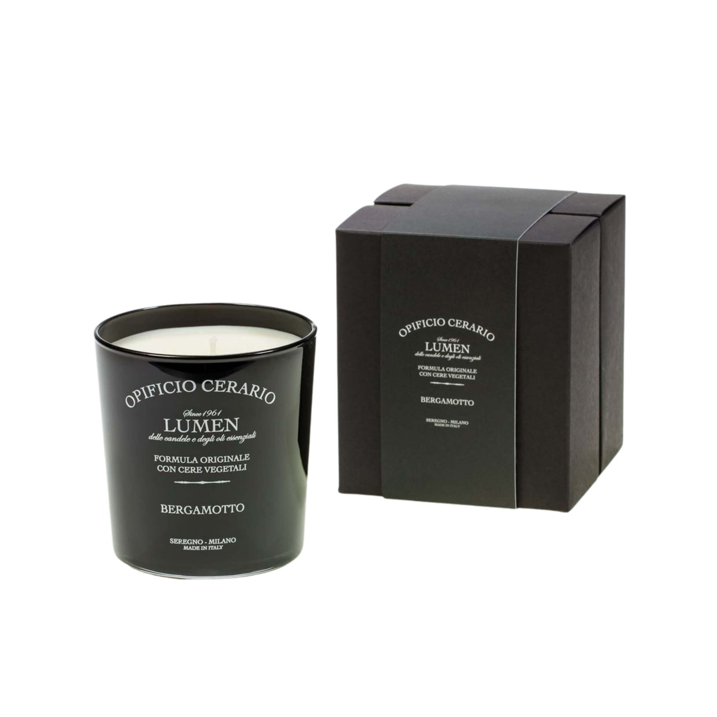 Candela Opificio Cerario Lumen Bergamotto 300 ml in cera vegetale, formula originale dal 1961