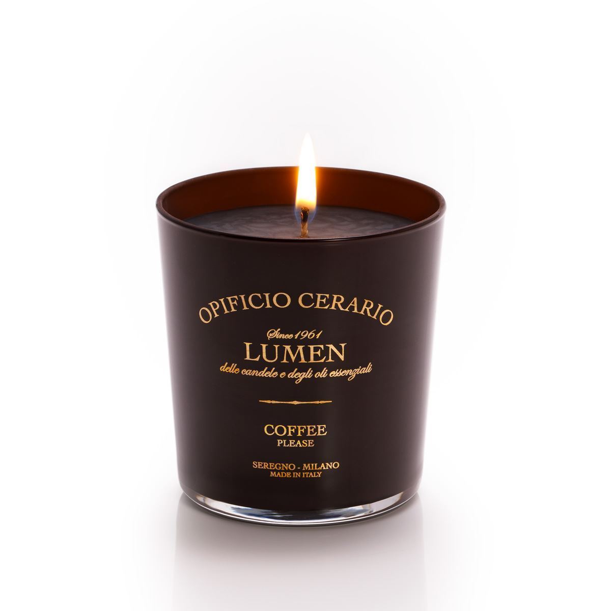 Candela Opificio Cerario Lumen Coffee Please 300 ml in Cera Vegetale Profumazione Caffe' Tostato