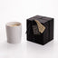 Candela vegetale Lumen Abbraccio 300 ml in vaso porcellana con texture tridimensionale