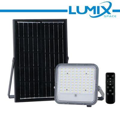 PROIETTORE SOLARE LED 3WHITE 200W + Crepuscolare