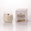 Dettaglio stoppino legno candela Lumen XSenseS Palo Santo 400 ml profumazione legnosa mistica