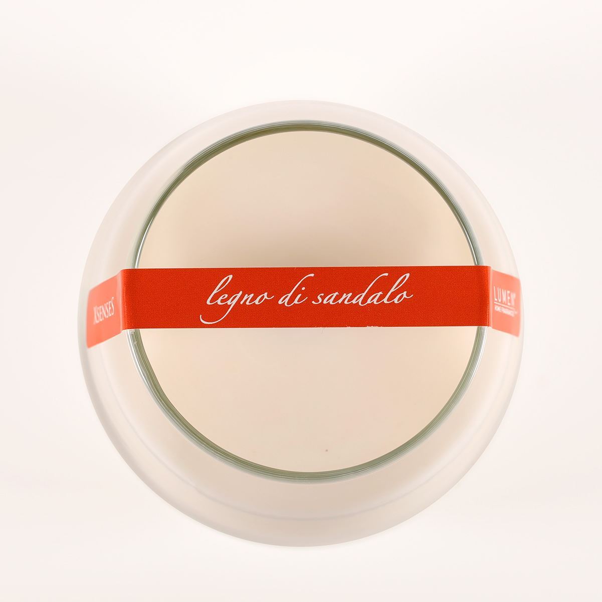 Candela Vegetale Stoppino in Legno Lumen XSenseS Sandalo 400 ml Profumazione Calda e Legnosa