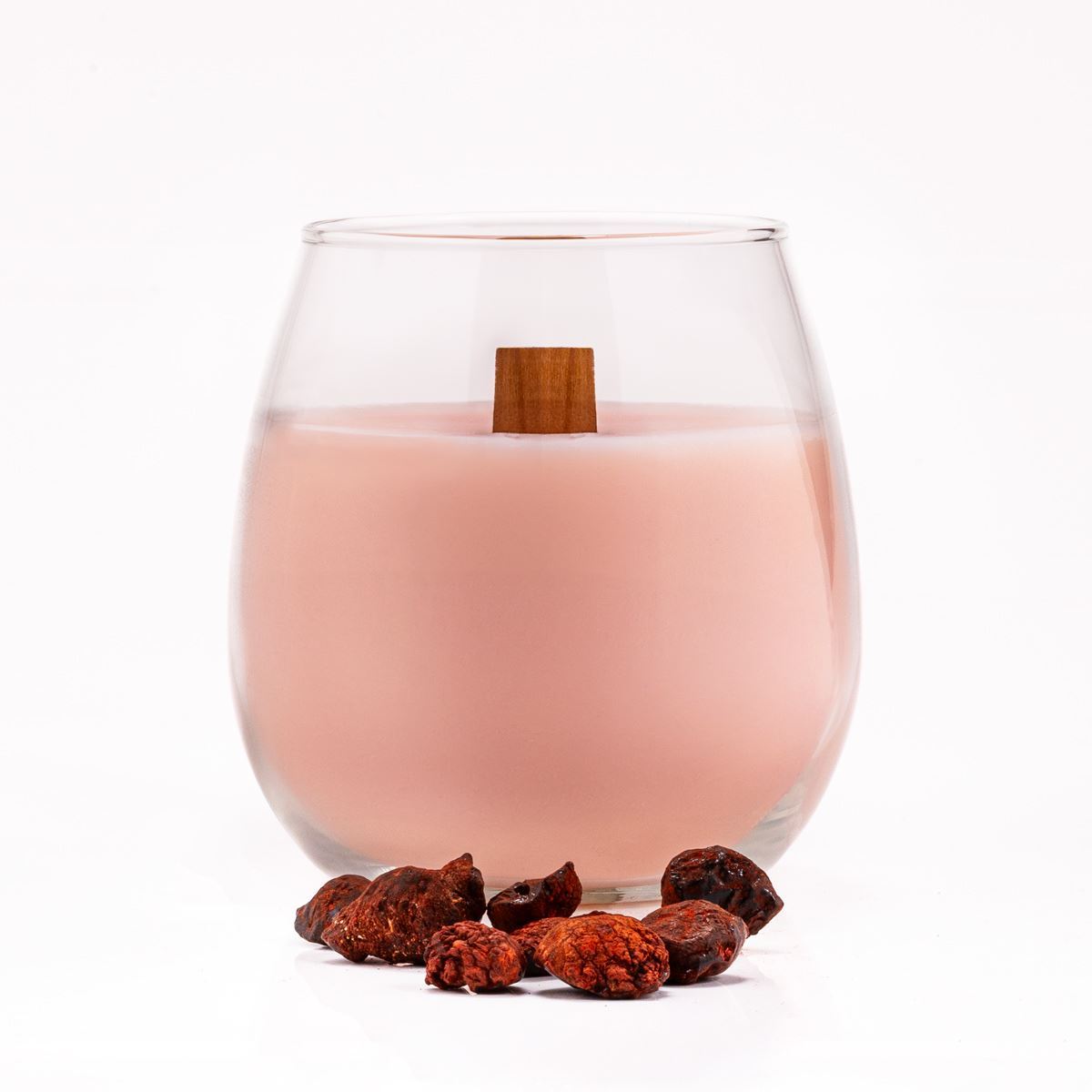 Candela vegetale Lumen XSenseS Sangue di Drago 400 ml con resina naturale infusa e stoppino legno