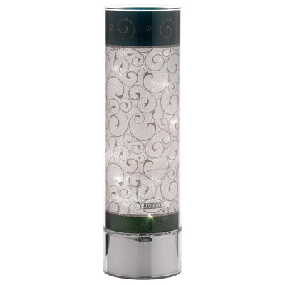 Bagutta Lampada LED da Tavolo in Vetro Riccioli Verdi Batterie Incluse 9x30 cm