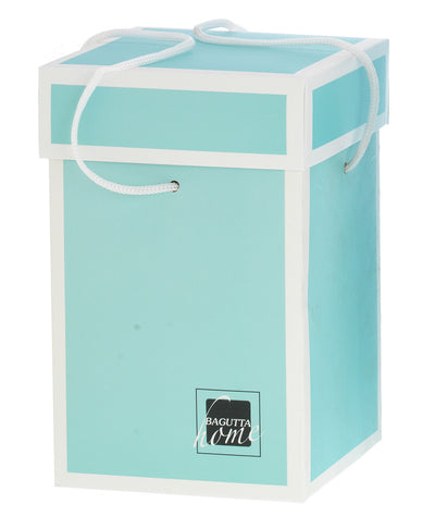 Bagutta Vaso Dune in Ceramica Silver Plated con Rilievo Ondulato 12,5x12,5x28 cm