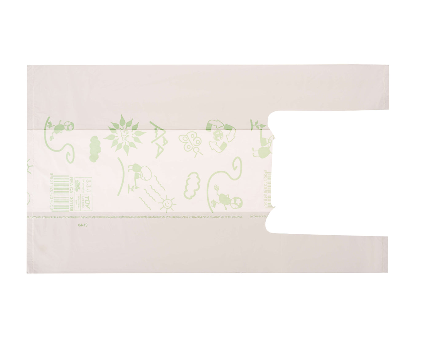 BORSETTE BIODEGRADABILI MINI 22x40+13 cm (500PZ)