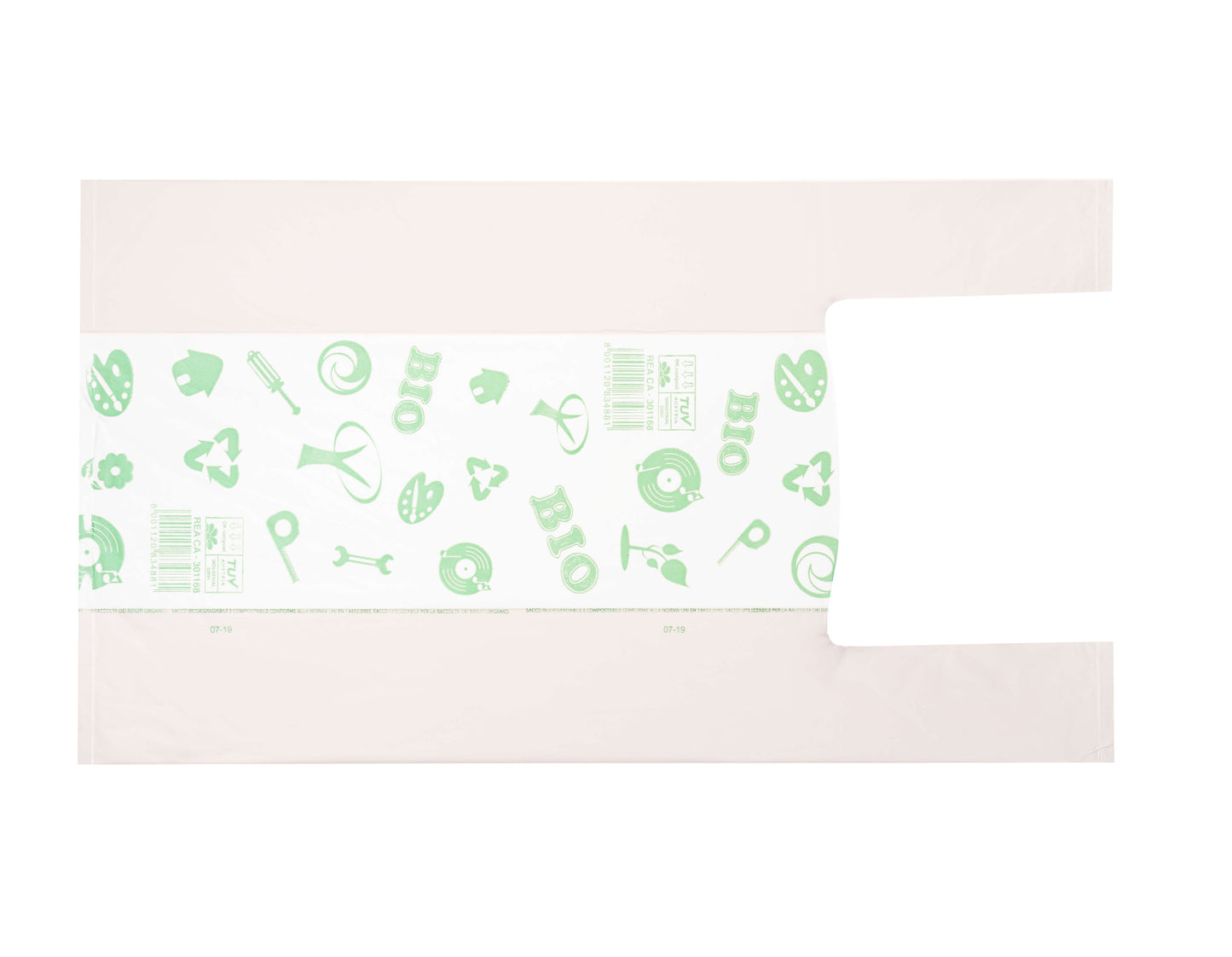 BORSETTE BIODEGRADABILI 28x50+14 cm (500PZ)
