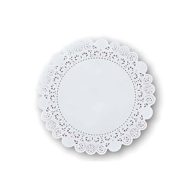 Pizzi bianchi carta kraft rotondi 32cm 250 pezzi 40gm2 M01062I