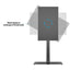 Multibrackets - Piantana da pavimento 75" - Vesa 800x400 - Max 60kg - regolabile in altezza fino a 180 cm