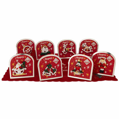 Bagutta Espositore Magneti Natalizi Assortiti 5x5 cm 16 pezzi