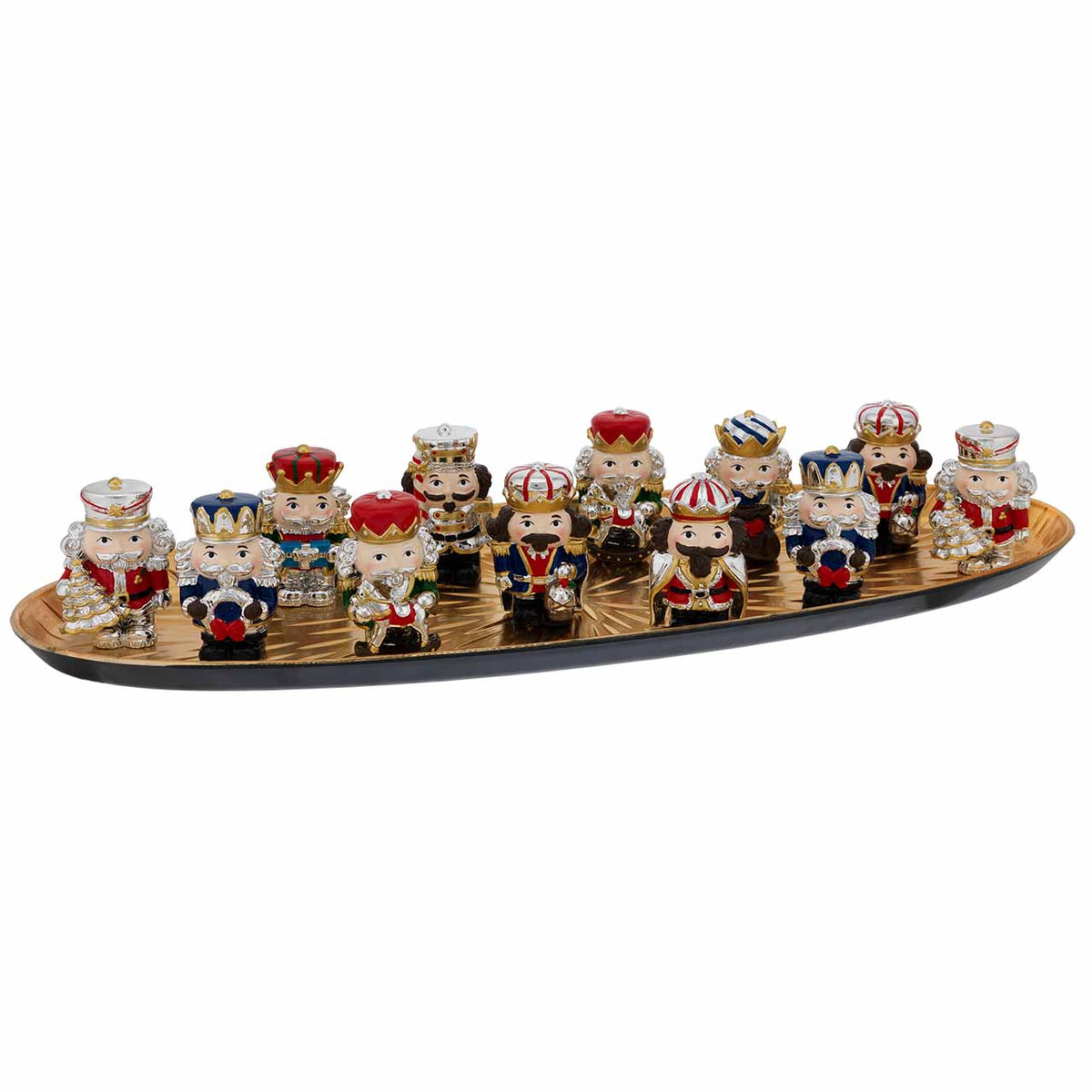 Bagutta Espositore Soldatini Schiaccianoci Assortiti 7 cm 16 pezzi