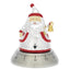 Bagutta Timer da Cucina Meccanico Babbo Natale Argento e Rosso 8x10 cm