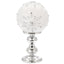 Bagutta Lampada da Tavolo Natalizia LED con Sfera Fiocco di Neve Lineare 15x29 cm