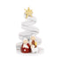 Bagutta Presepe Natalizio con Albero a Spirale Argentato 8,5 cm