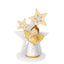 Bagutta Decorazione Natalizia Albero Multistelle Oro con Angioletto 8,5 cm