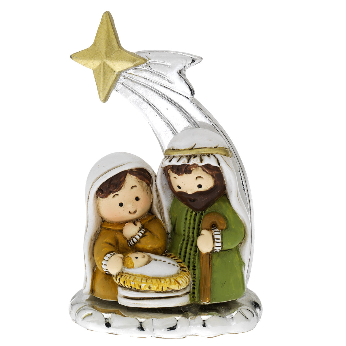 Bagutta Mini Presepe Natalizio con Stella Cometa 7 cm