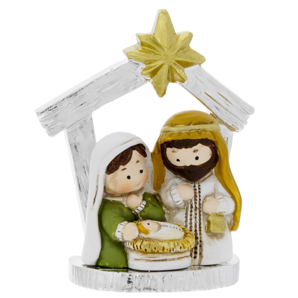 Bagutta Mini Presepe Natalizio in Casetta con Stella 7 cm