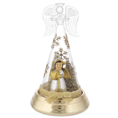 Bagutta Angelo Natalizio Luminoso Oro in Preghiera 18 cm