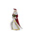 Bagutta Decorazione Babbo Natale Rosso e Argento con Pacco Regalo Verde 16 cm