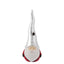 Bagutta Profumatore Babbo Natale Cappello Argento 18 cm Fragranza al Limone Inclusa
