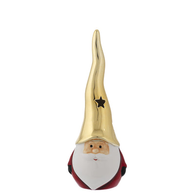 Bagutta Profumatore Babbo Natale Cappello Oro 18 cm Fragranza al Limone Inclusa
