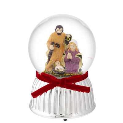 Bagutta Sfera di Neve Musicale con Presepe 12x18 cm