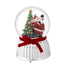Bagutta Sfera di Neve Musicale con Babbo Natale e Renne 12x18 cm
