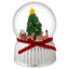 Bagutta Sfera di Neve Musicale con Albero, Babbo Natale e Animali 15x21 cm