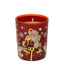 Bagutta Candela Profumata Cannella Rossa con Babbo Natale 70 g 5,5x7 cm