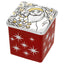 Bagutta Candela Profumata alla Cannella 100 g in Vetro Rosso con Babbo Natale 6x6x6 cm