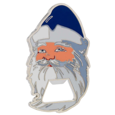 Bagutta Apribottiglie Natalizio Babbo Natale Blu 5x8 cm