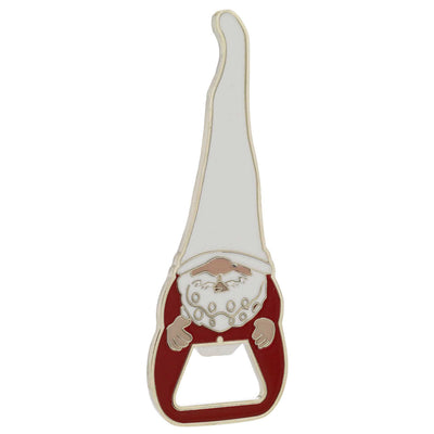 Bagutta Apribottiglie Natalizio Gnomo Rosso 4x11 cm