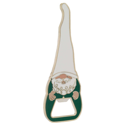 Bagutta Apribottiglie Natalizio Gnomo Verde 4x11 cm