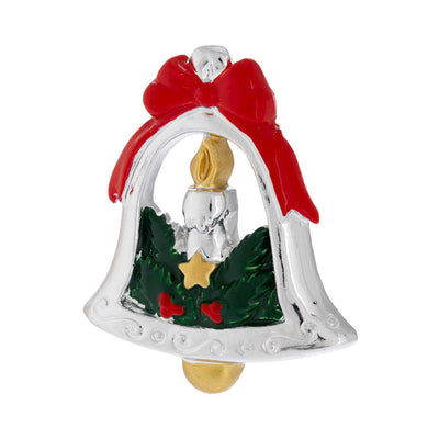Bagutta Magnete Natalizio Campana con Candela 5x5 cm