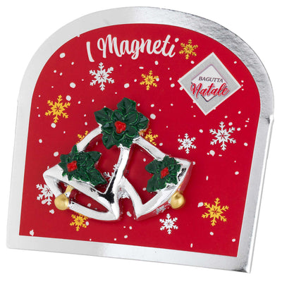 Bagutta Magnete Natalizio Campana con Candela 5x5 cm