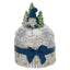 Bagutta Mini Panettone Decorativo con Gnomo Blu e Fiocco Blu 6x8 cm