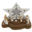Bagutta Presepe Natalizio Provenzale con Capanna a Stella LED 10 Figure 24x16x18 cm