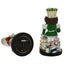 Bagutta Soldatino Schiaccianoci Musicale con Albero di Natale Blu 18 cm