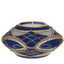 Bagutta Portacandela Natalizio Ellittico Blu con Tealight Inclusa 11x6 cm